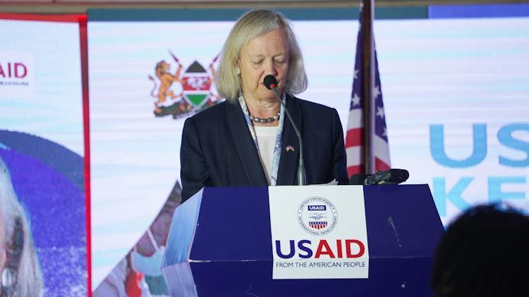 US Ambassador to Kenya Meg Whitman in a past USAID event.
